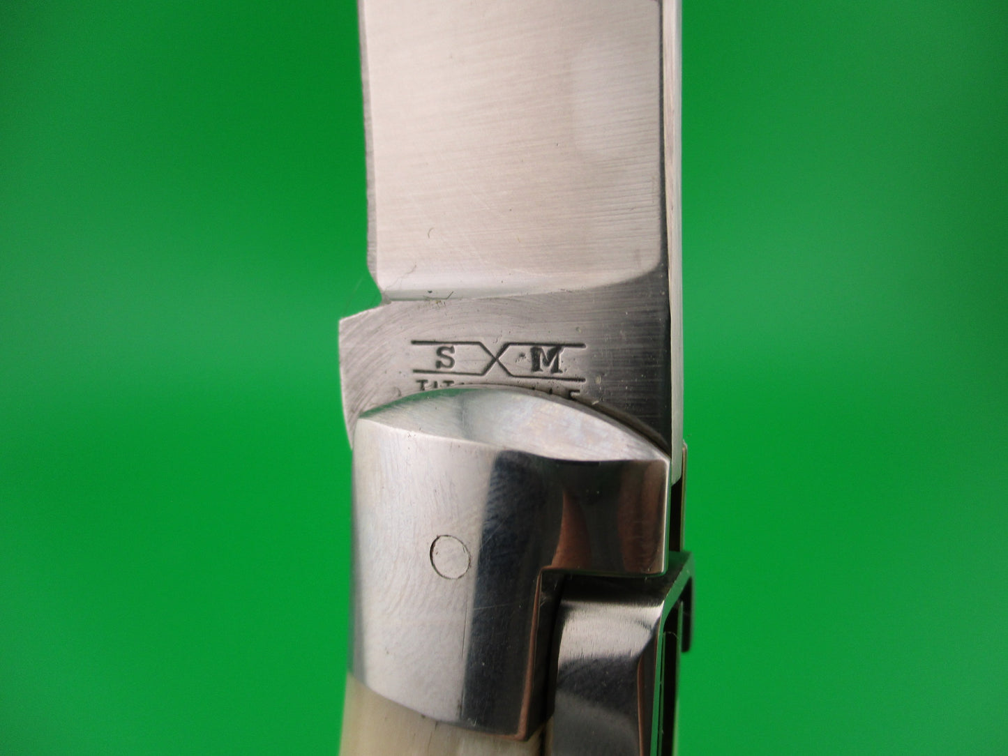 Schatt & Morgan #3 EXP S&M EXPRESS Drop point Smooth bone automatic knife
