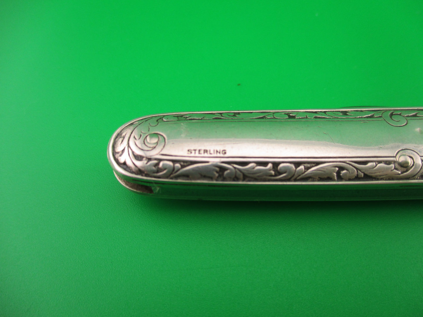 SHAPLEIGH HDW CO DE S13SS Medium Sterling double vintage automatic knife