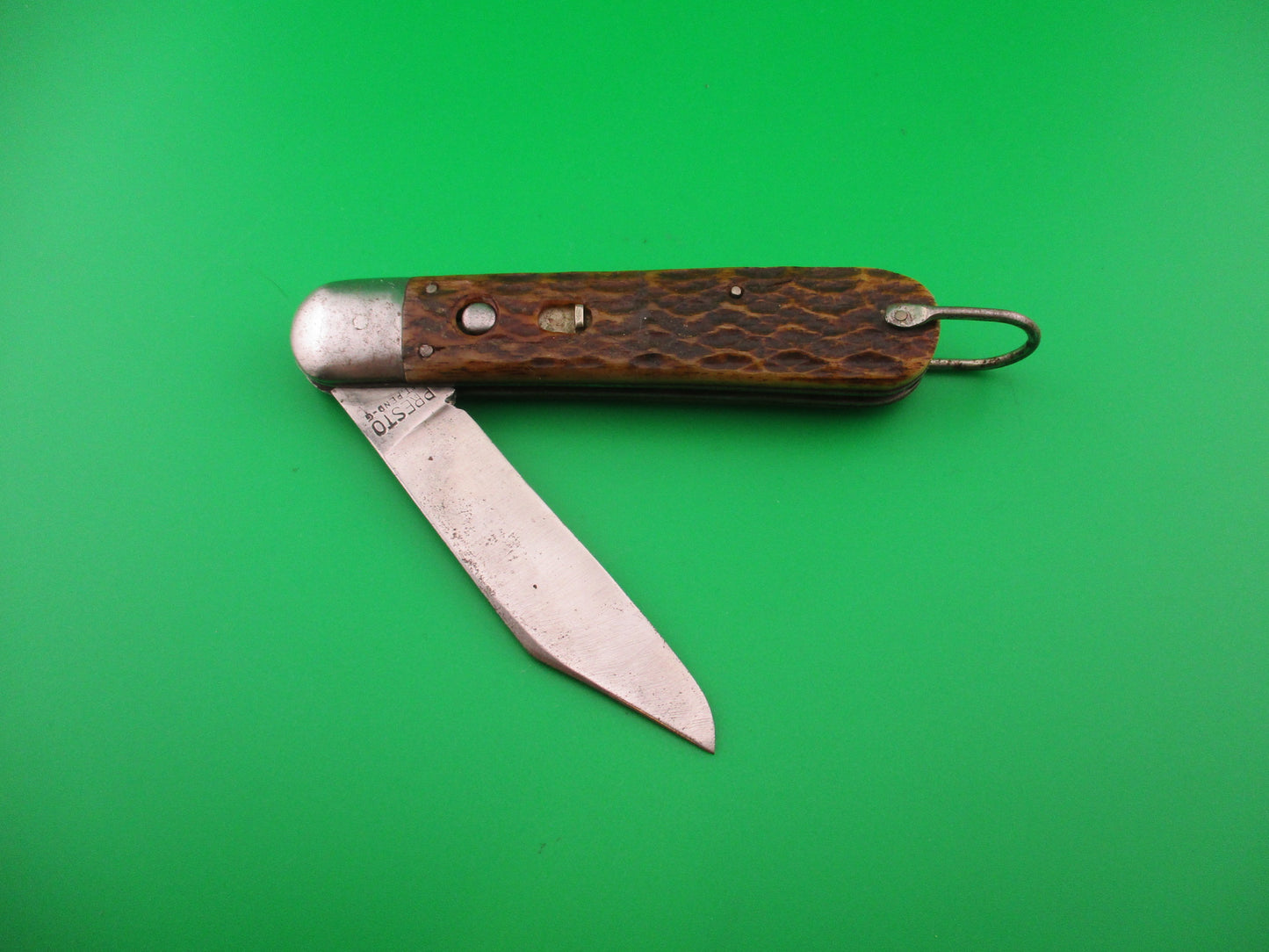 PRESTO M2 Bone WWII vintage Paratrooper automatic knife