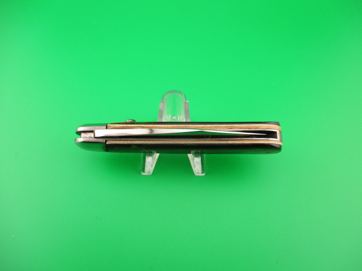 SCHRADE CUT CO Scout Christmas Tree Celluloid vintage automatic knife