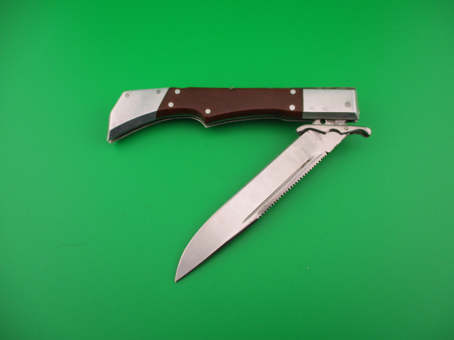 RPK Vintage 26cm Russian Prison Knife Swing guard Gunstock switchblade