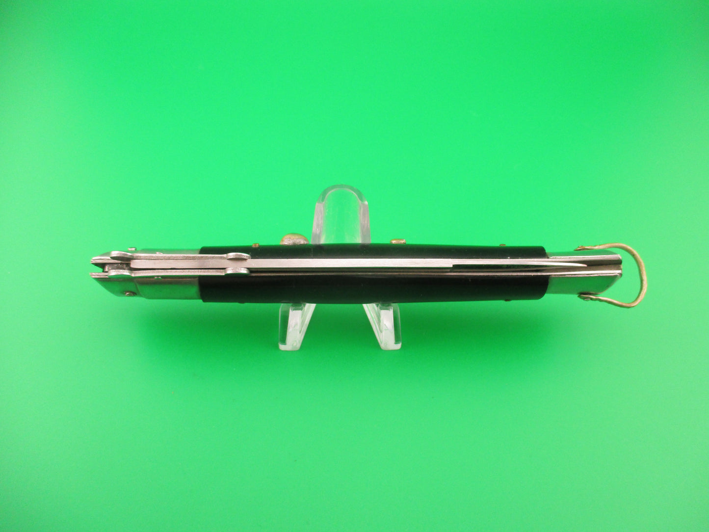 Rizzuto Estileto Milano 27cm Japanese Swing guard Black step bolster vintage switchblade