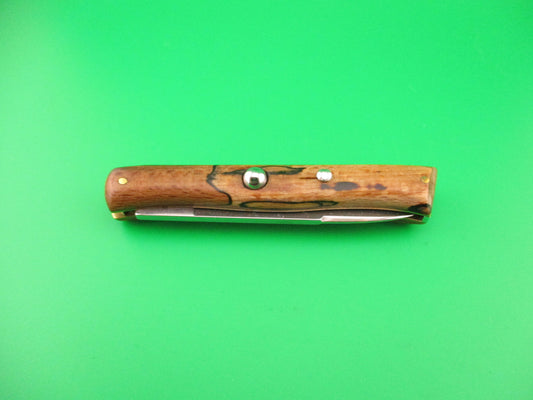 CEM MANIAGO 21cm Italian lockback Honey & Cream horn DM automatic knife