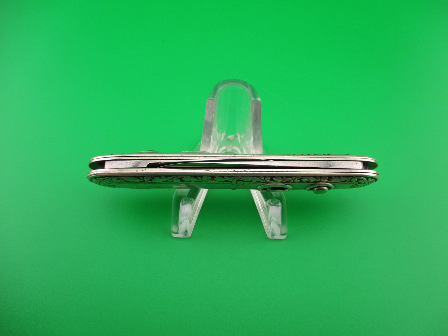 SHAPLEIGH HDW CO DE S13SS Medium Sterling double vintage automatic knife