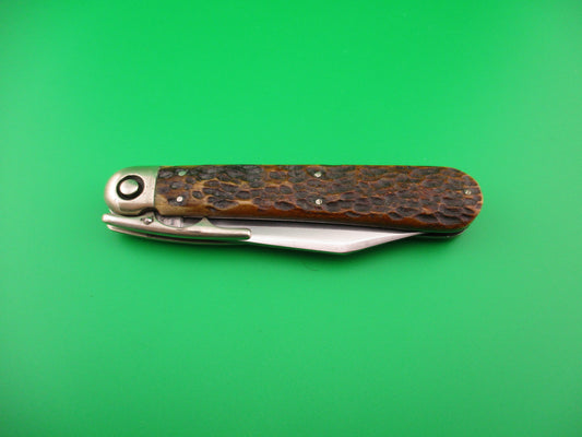 PRESS BUTTON KNIFE CO The VICTOR Antique switchblade knife