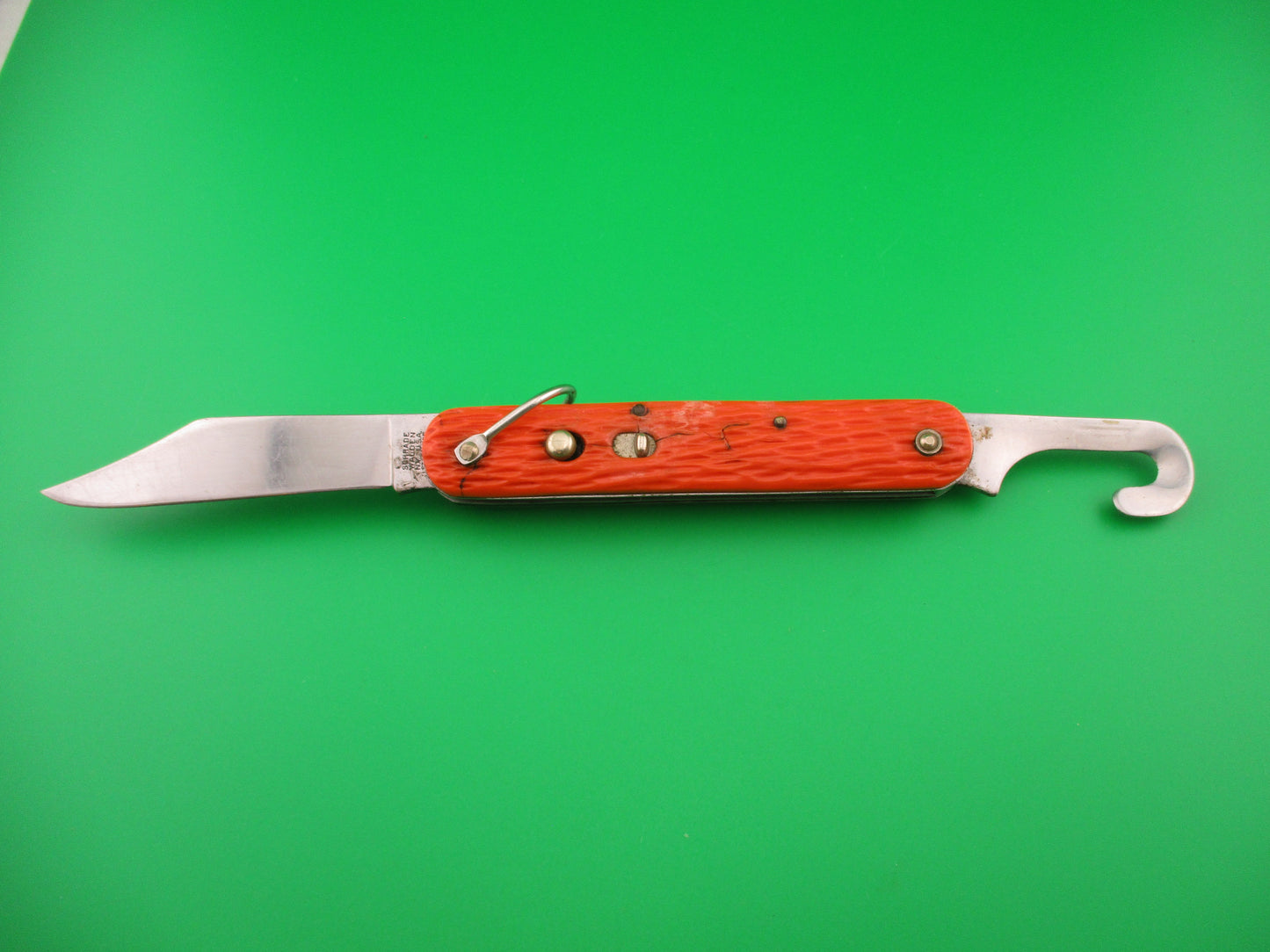 Schrade Walden vintage MC1 Orange military paratrooper switchblade