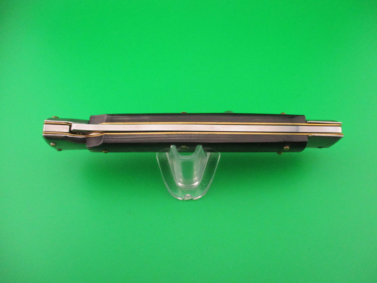 FRANK B ITALY 28cm Italian Swing Guard Dark Horn automatic knife