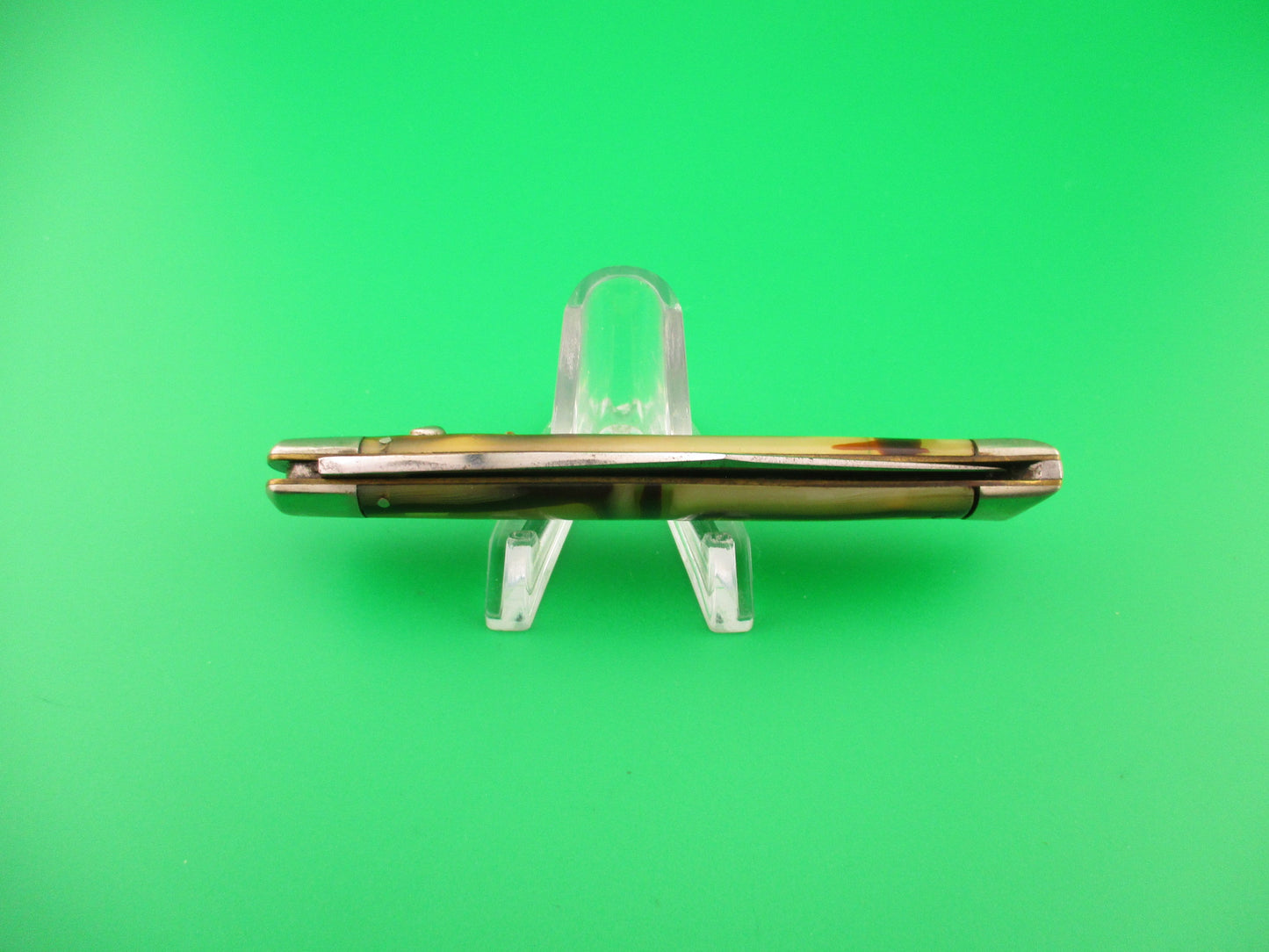 SHAPLEIGH HARDWARE Vintage A5 Fishtail Butter & Molasses switchblade knife