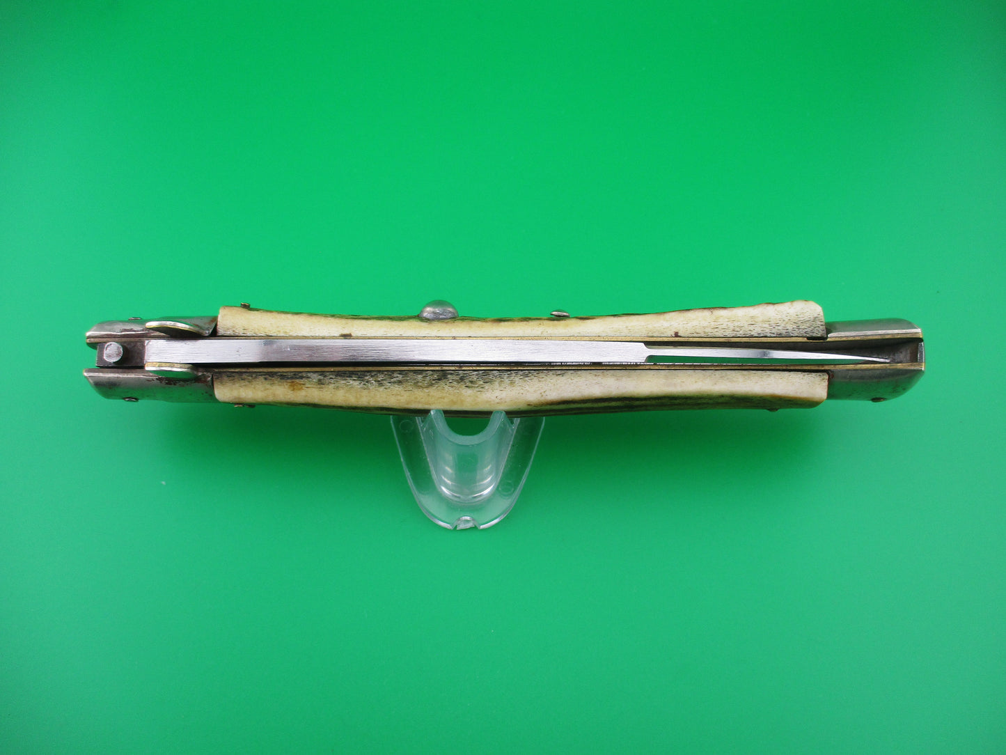Rostfrei (slant) 33cm Italian Transitional Pearlex Stiletto Vintage automatic knife