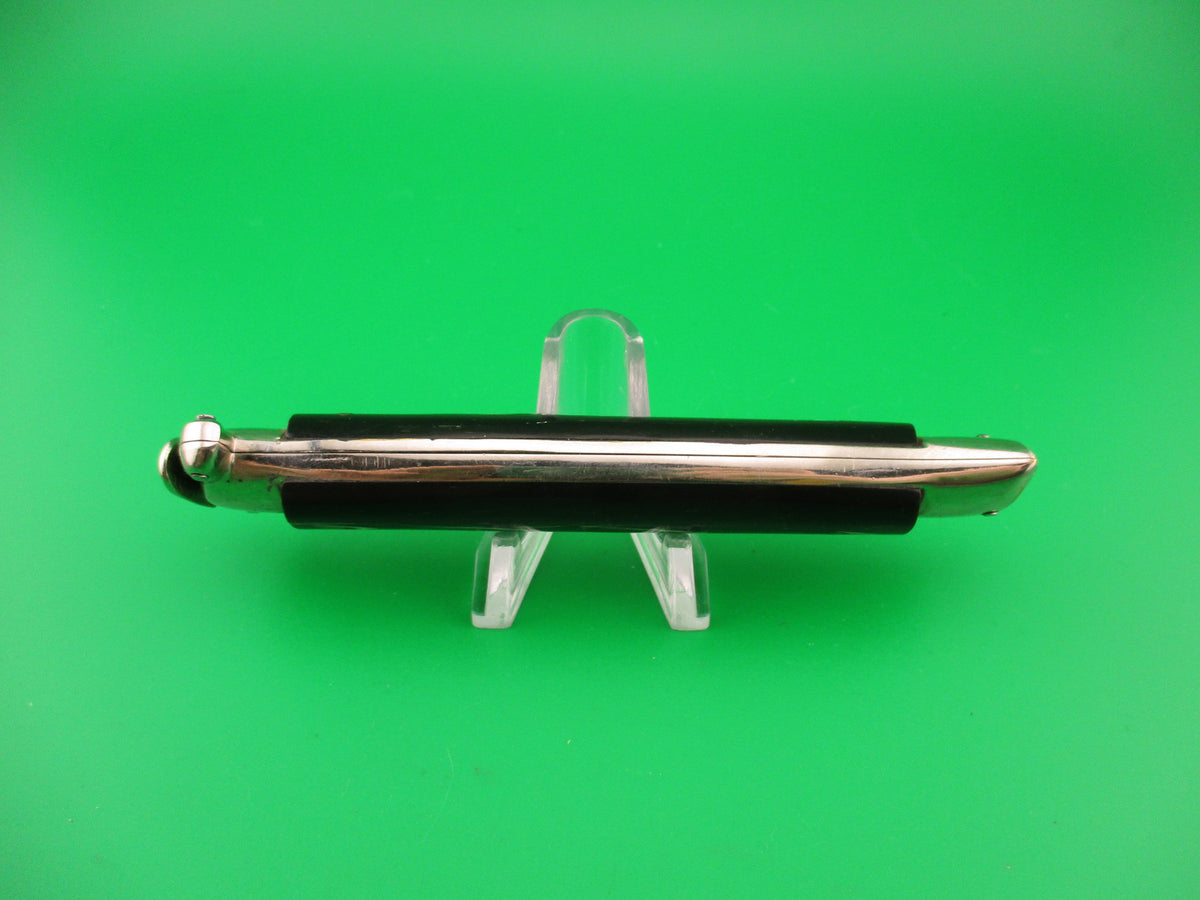 C. Jul Herbertz 21cm OTF Italian trapdoor flush button NOS switchblade vintage 1960s