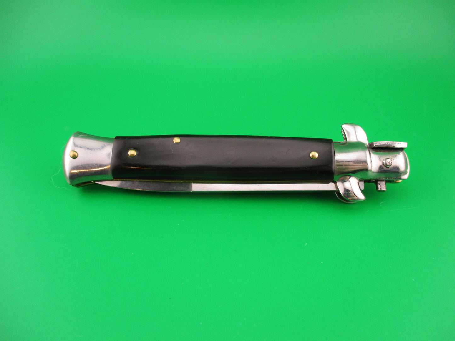 MADE ITALY 23cm Italian Swivel bolster stiletto vintage automatic knife