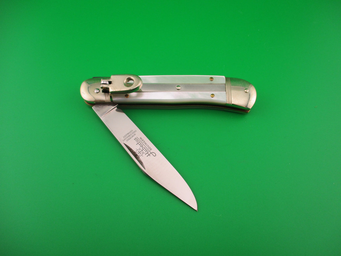Hubertus SOLINGEN 10cm German Lever MOP automatic knife