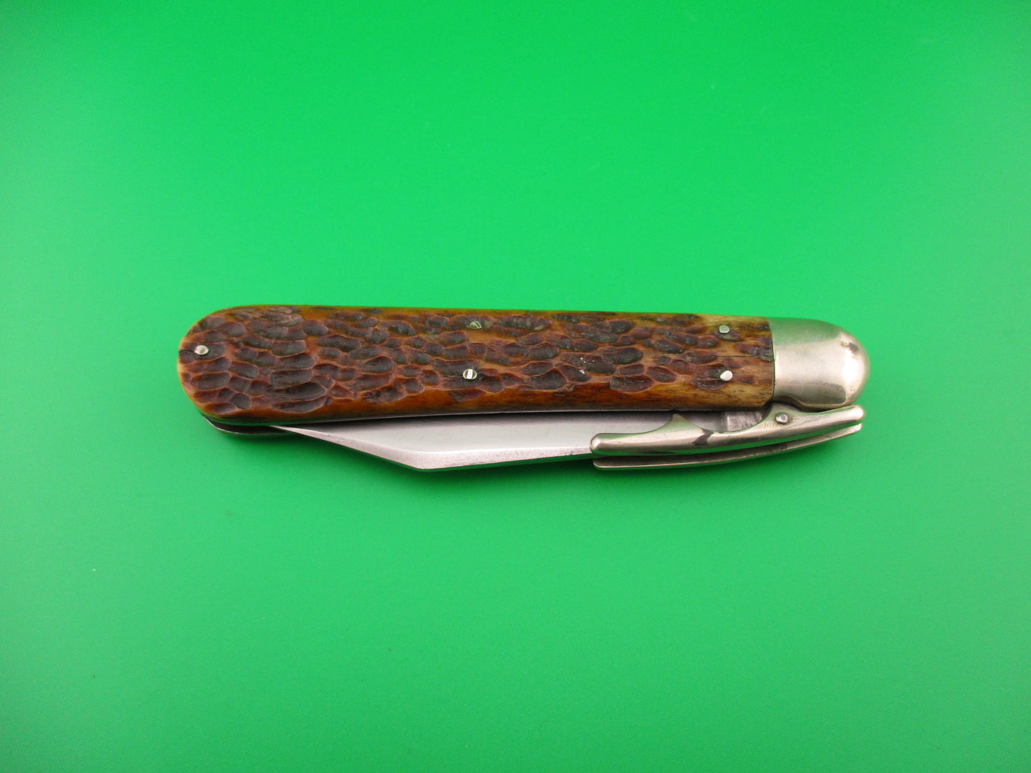 PRESS BUTTON KNIFE CO The VICTOR Antique switchblade knife