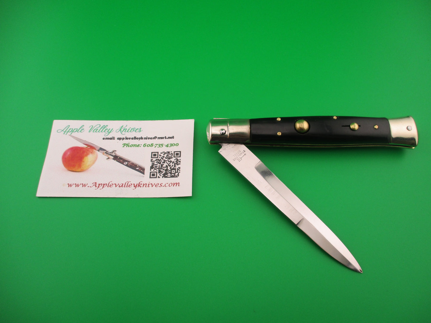 STAINLESS STEEL arrow 22cm Japanese Rizzuto Style Step bolster automatic knife
