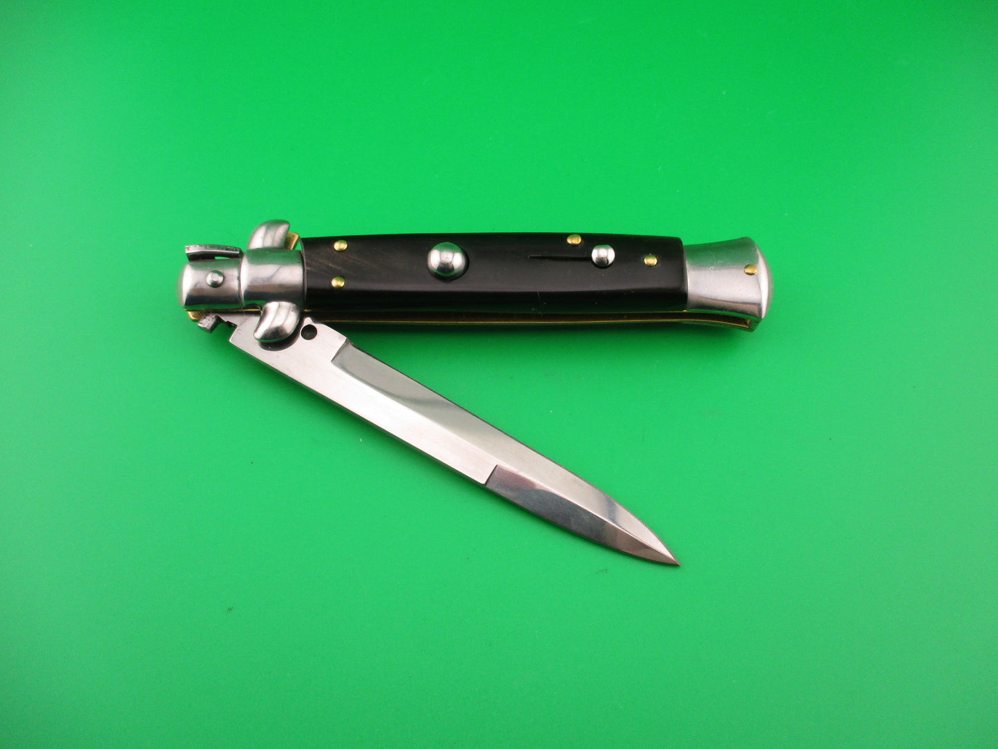 MADE ITALY 23cm Italian Swivel bolster stiletto vintage automatic knife