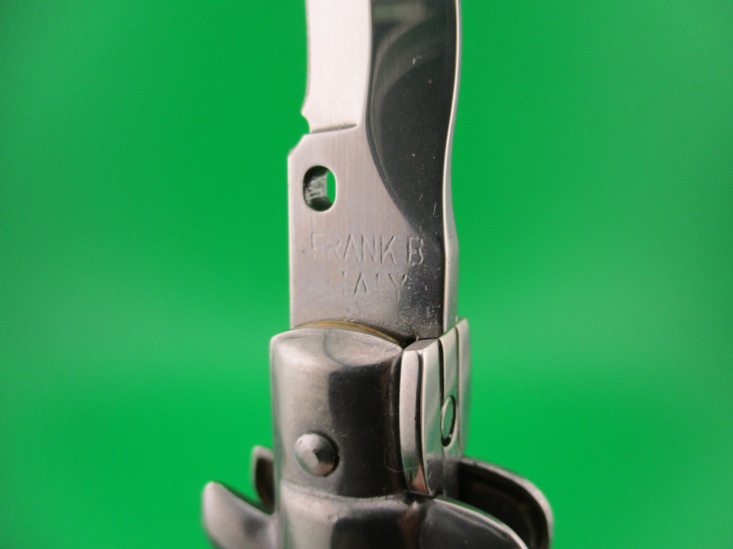 Frank B Italy 28cm Italian Swivel bolster KRIS blade Honey Horn automatic knife