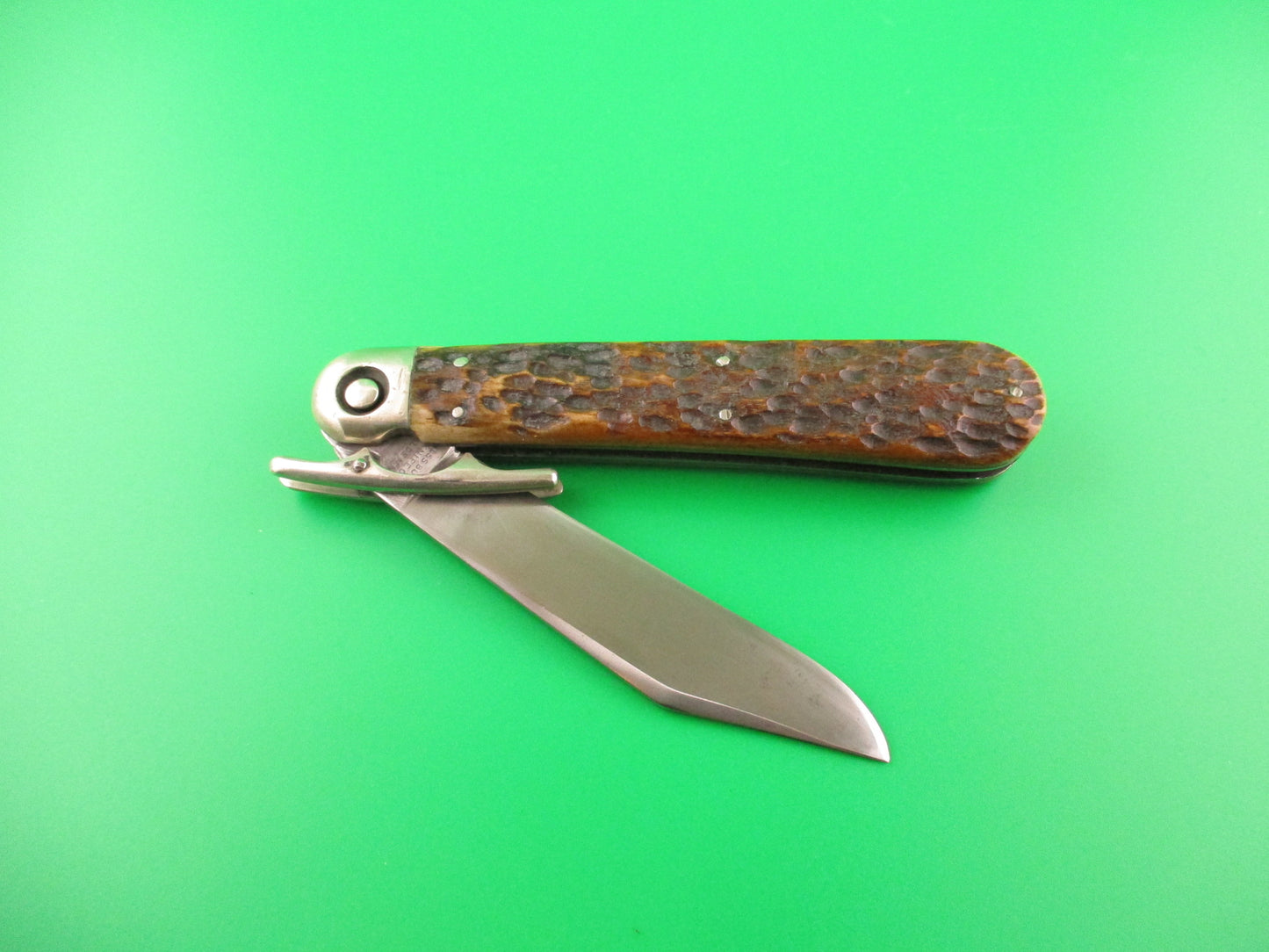 PRESS BUTTON KNIFE CO The VICTOR Antique switchblade knife
