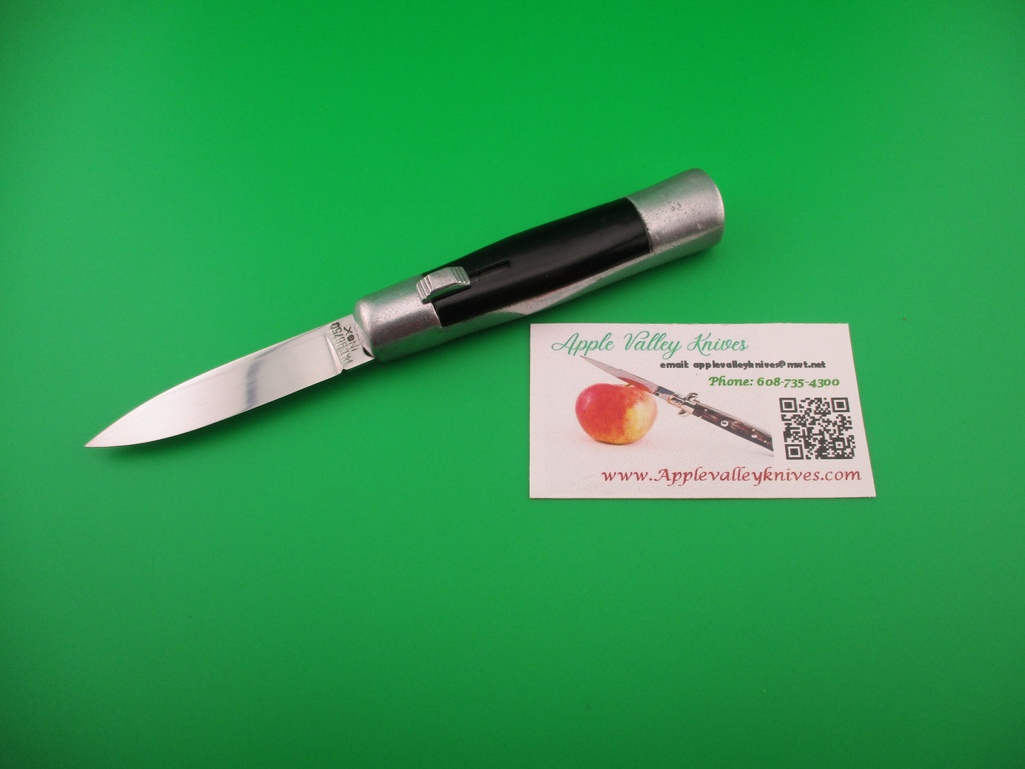 PAT 96750 INOX 18cm Spanish Black Albacete OTF Aluminum automatic knife