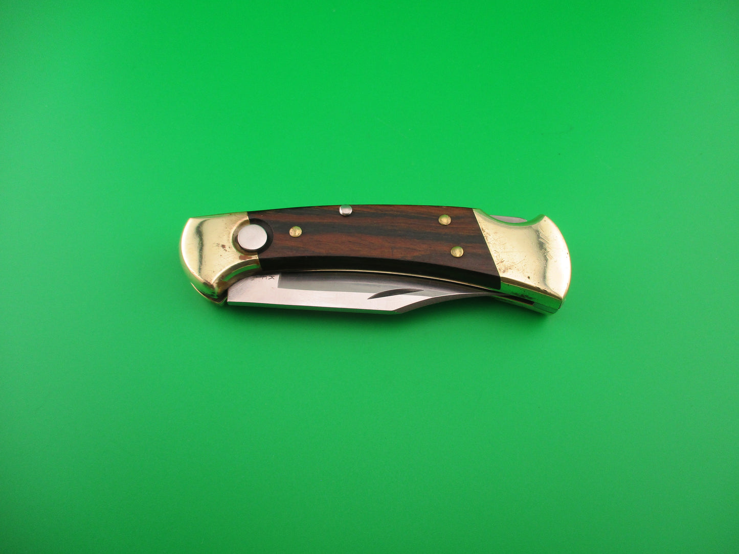 z BUCK 112 C USA Converted SA Automatic knife round button wood handles