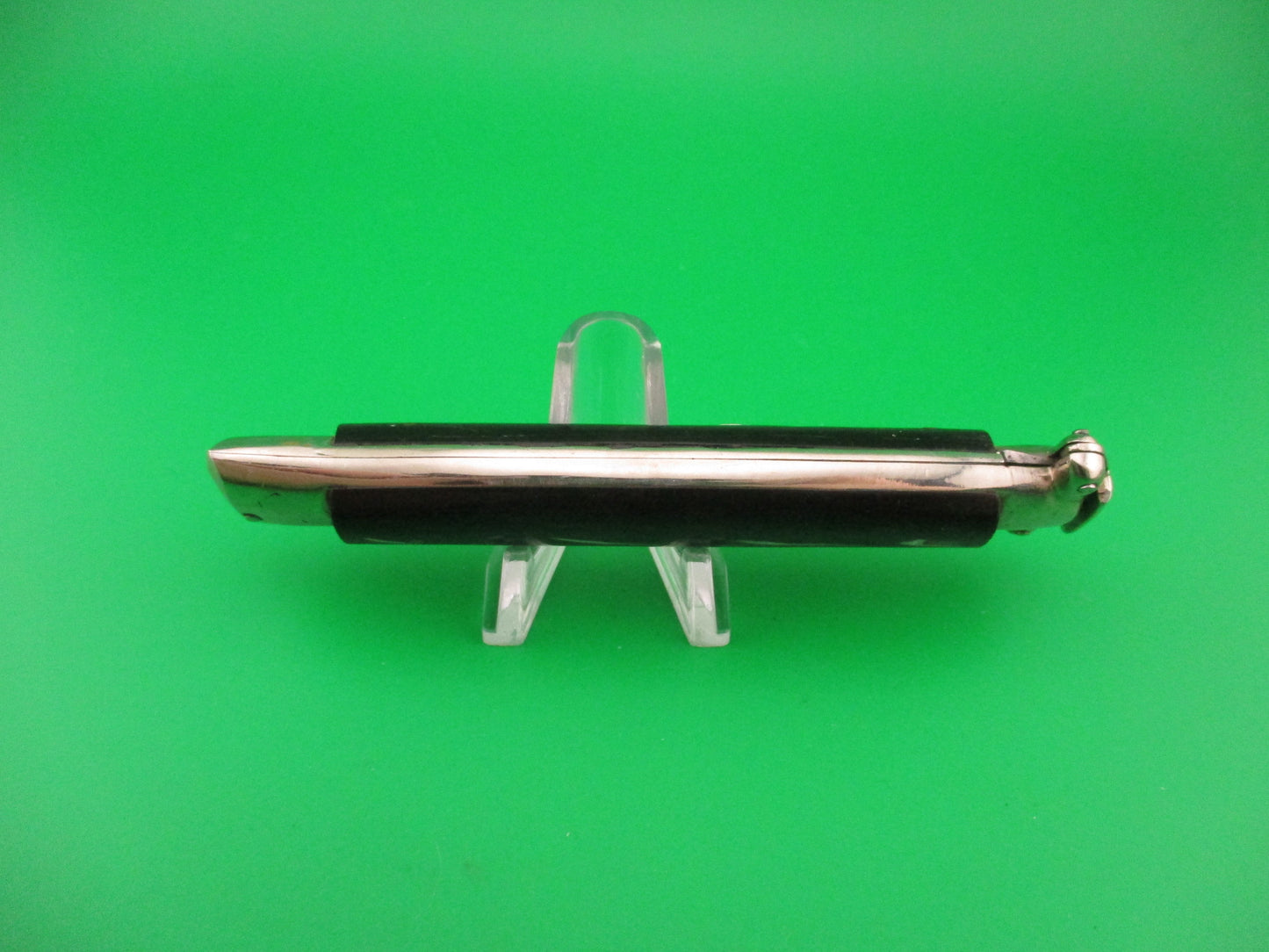 C. Jul Herbertz 21cm OTF Italian trapdoor flush button NOS switchblade vintage 1960s
