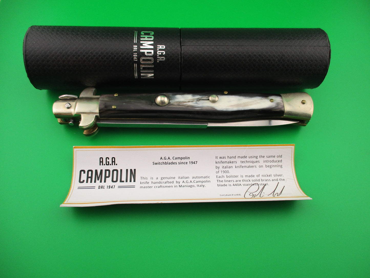 AGA CAMPOLIN MANIAGO ITALY 2019 33cm Italian Picklock Wasp body Flatguard automatic