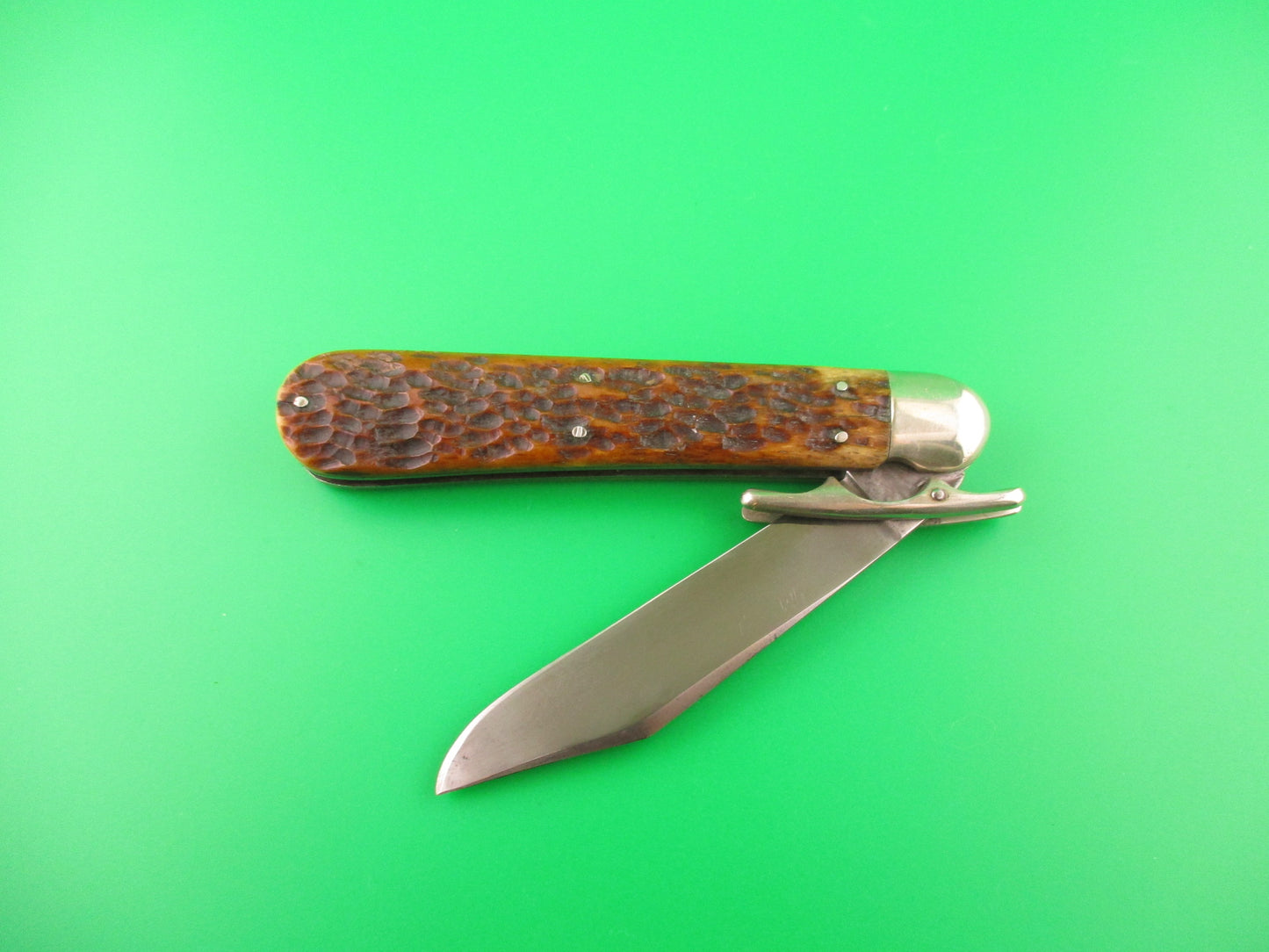 PRESS BUTTON KNIFE CO The VICTOR Antique switchblade knife