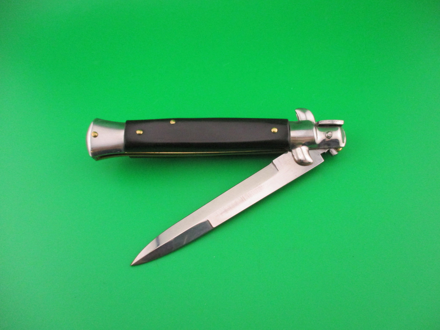 MADE ITALY 23cm Italian Swivel bolster stiletto vintage automatic knife