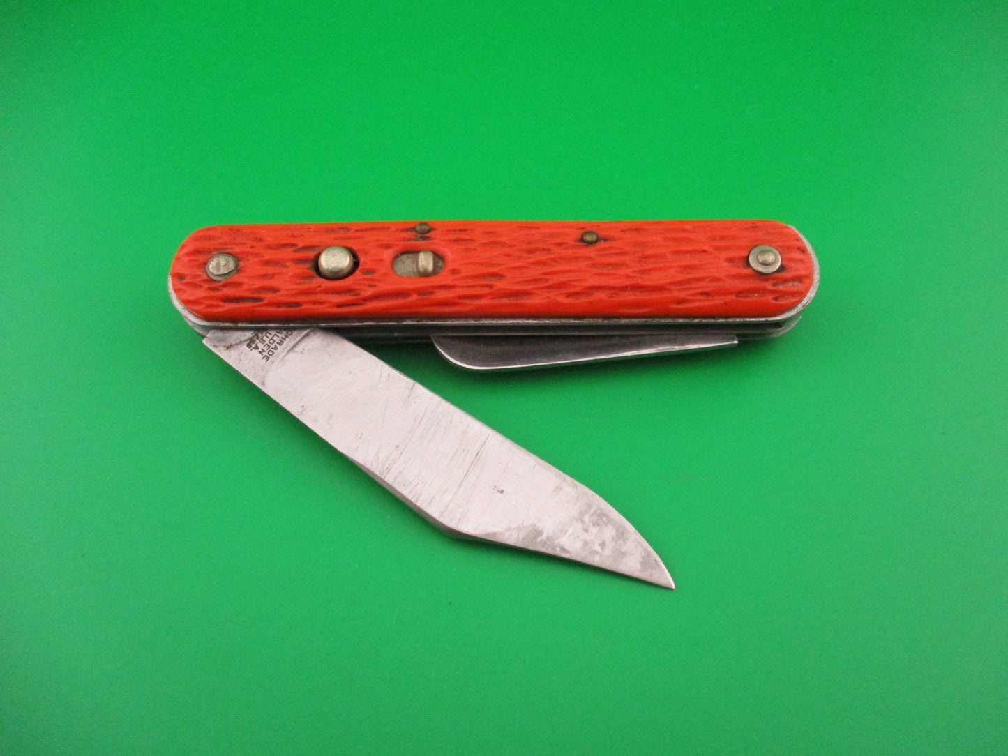 Schrade Walden vintage MC1 Orange military paratrooper switchblade