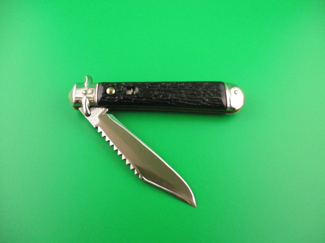 COLONIAL SHUR SNAP JUMBO JACK #3301 Black automatic knife