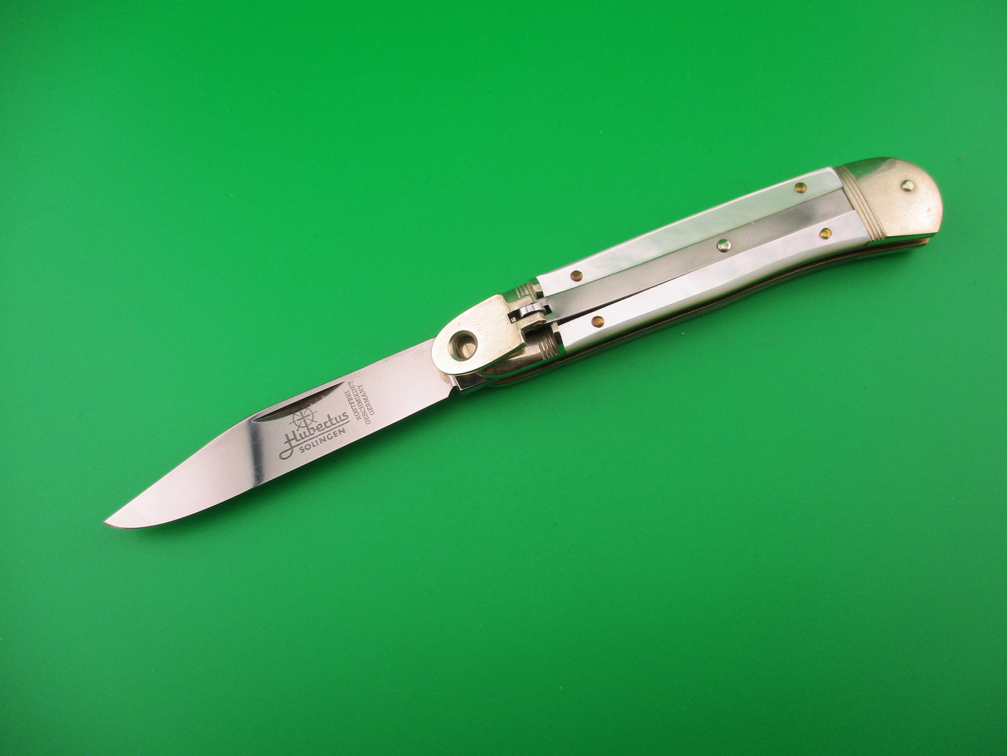 Hubertus SOLINGEN 10cm German Lever MOP automatic knife