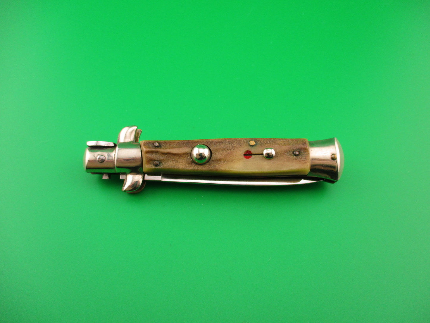 C JUL HERBERT ROSTFREI 18cm Italian Transitional Stiletto Stag Red Dot automatic