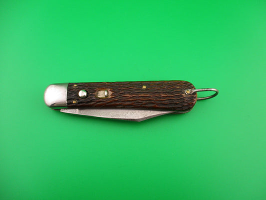 SCHRADE CUT CO M2 Bone WWII Paratrooper Military issue switchblade knife