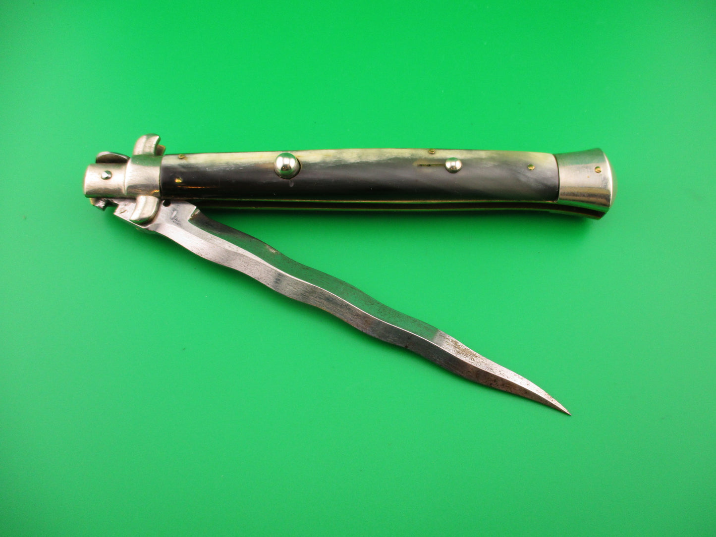 Latama ITALY 33cm Italian Picklock Kris blade 13 inch vintage 1950s automatic knife