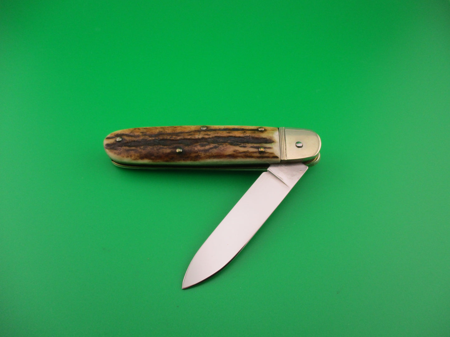 Hubertus SOLINGEN 10cm German Cigar Stag Lever automatic knife
