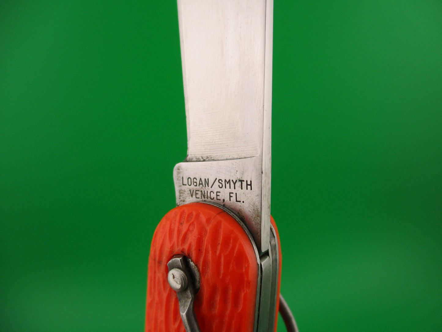 Logan Smyth Venice FL Orange Paratrooper MC1 vintage automatic knife