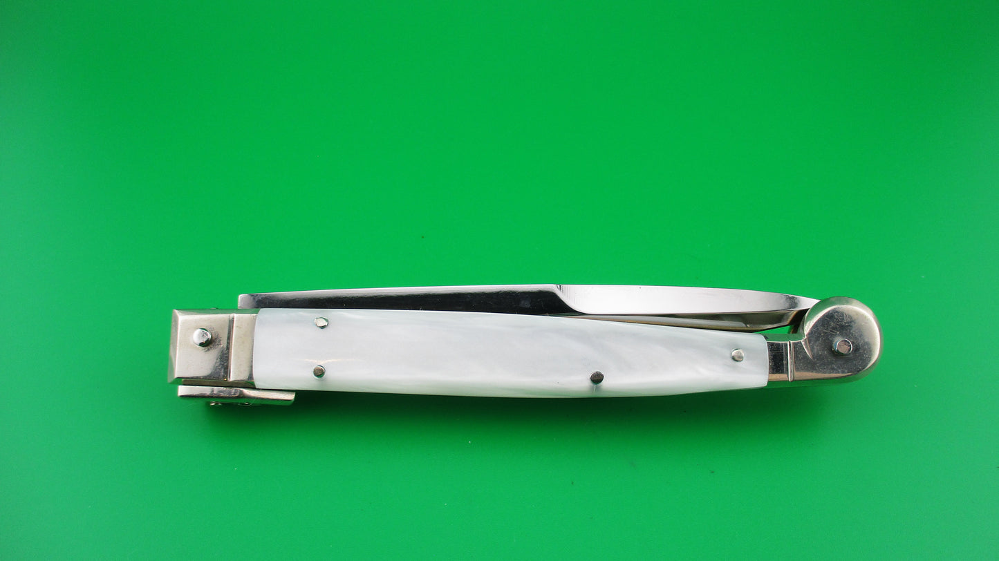 AGA CAMPOLIN ITALY 23cm Sicilian Pearlex picklock automatic knife