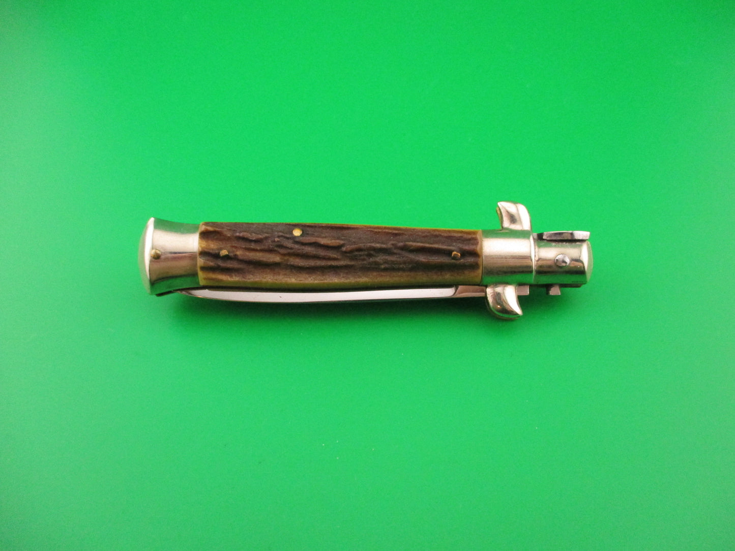 C JUL HERBERT ROSTFREI 18cm Italian Transitional Stiletto Stag Red Dot automatic