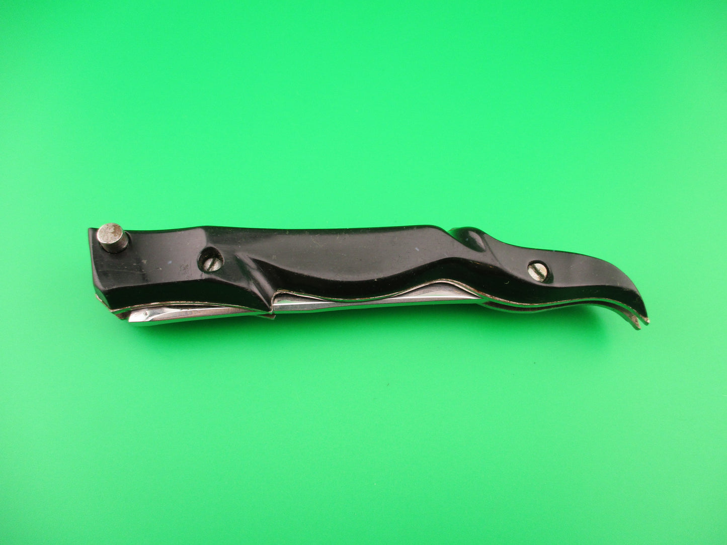 RPK 26cm Russian Prison Knife Black Hollow ground vintage automatic knife