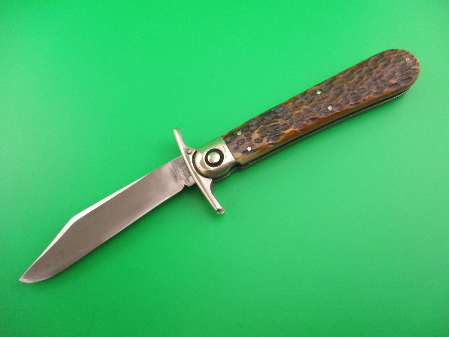 PRESS BUTTON KNIFE CO The VICTOR Antique switchblade knife