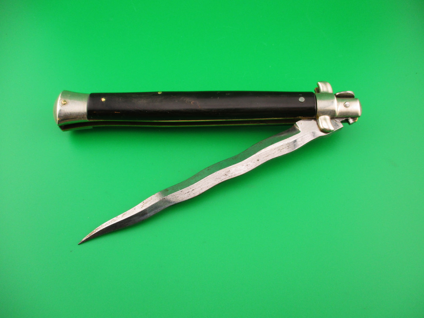 Latama ITALY 33cm Italian Picklock Kris blade 13 inch vintage 1950s automatic knife