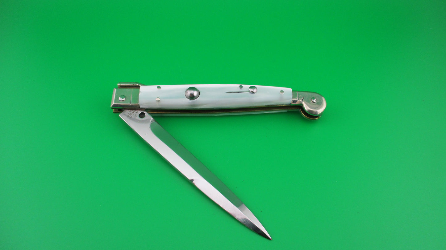 AGA CAMPOLIN ITALY 23cm Sicilian Pearlex picklock automatic knife