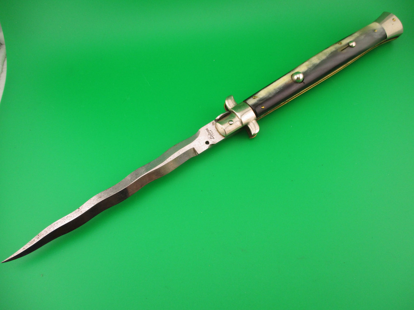 Latama ITALY 33cm Italian Picklock Kris blade 13 inch vintage 1950s automatic knife