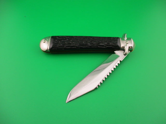 COLONIAL SHUR SNAP JUMBO JACK #3301 Black automatic knife