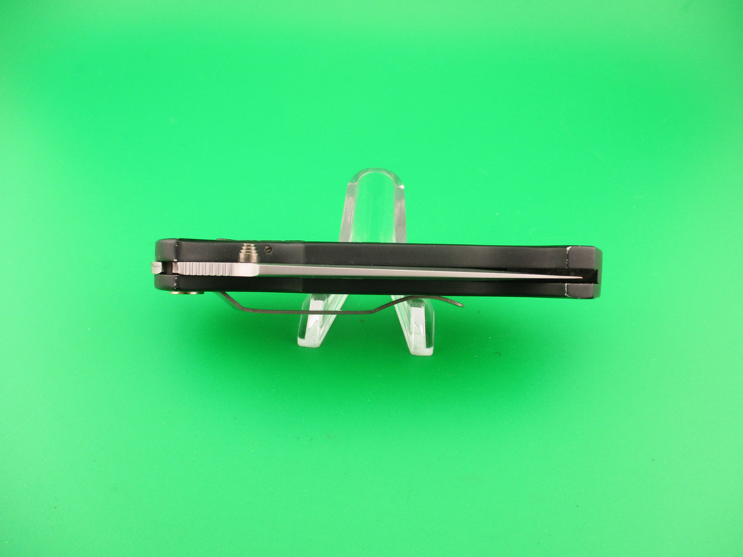 STAINLESS 8" COLT M-16 style Hidden Release DA Lockback automatic knife w Boot clip
