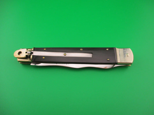 Hubertus 14cm German Lever Slimline KRIS blade Horn handled automatic knife