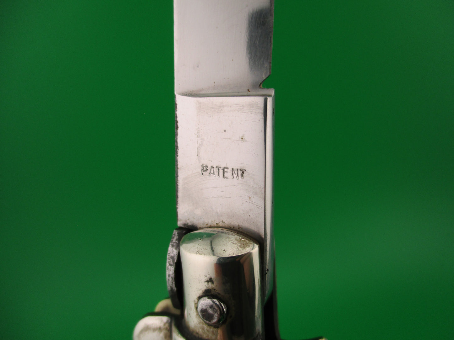 ROSTFREI KISSING CRANE PATENT 28cm Italian Humpback Stag vintage automatic knife