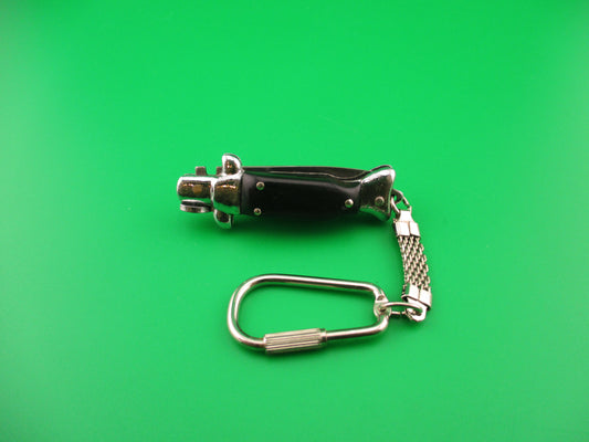Mini Stiletto keychain knife 9cm Italian style vintage automatic knife