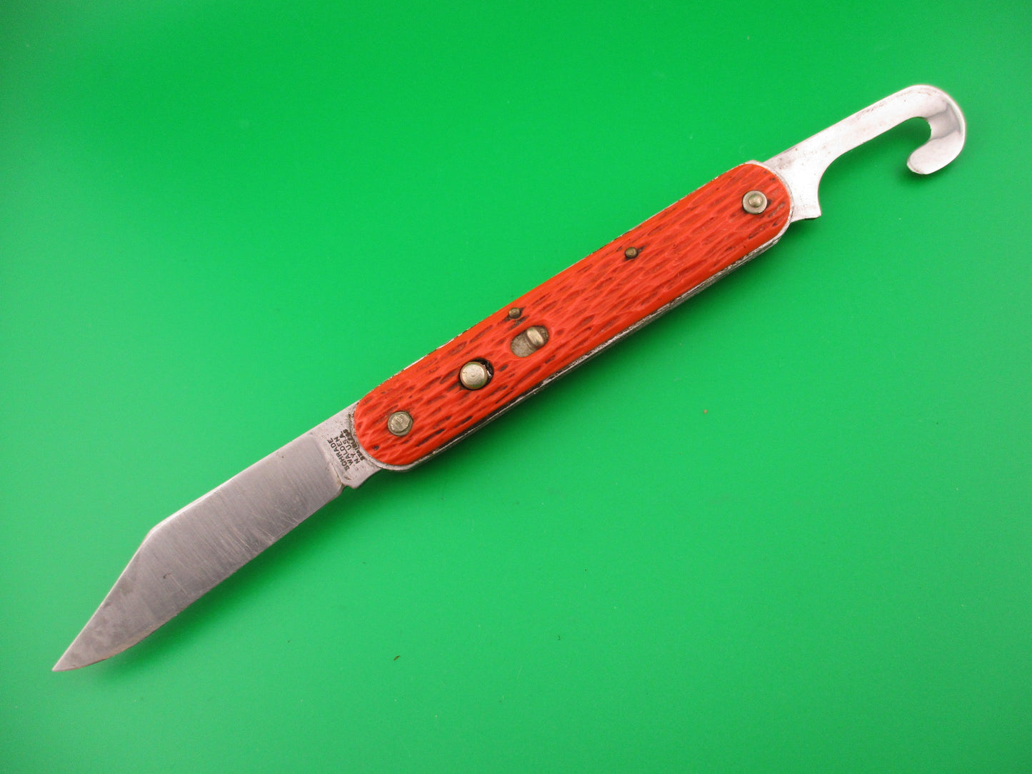 Schrade Walden vintage MC1 Orange military paratrooper switchblade