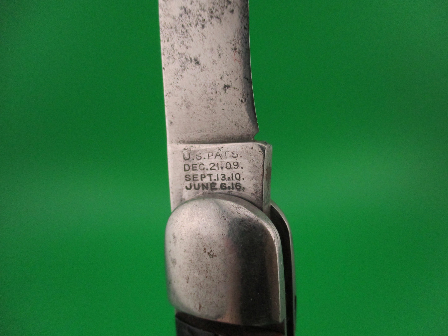 SCHRADE WALDEN 154 Hunter Black Stagged vintage automatic knife