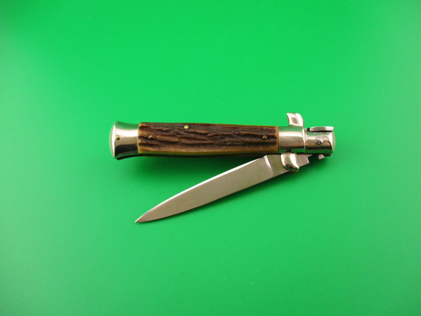 C JUL HERBERT ROSTFREI 18cm Italian Transitional Stiletto Stag Red Dot automatic